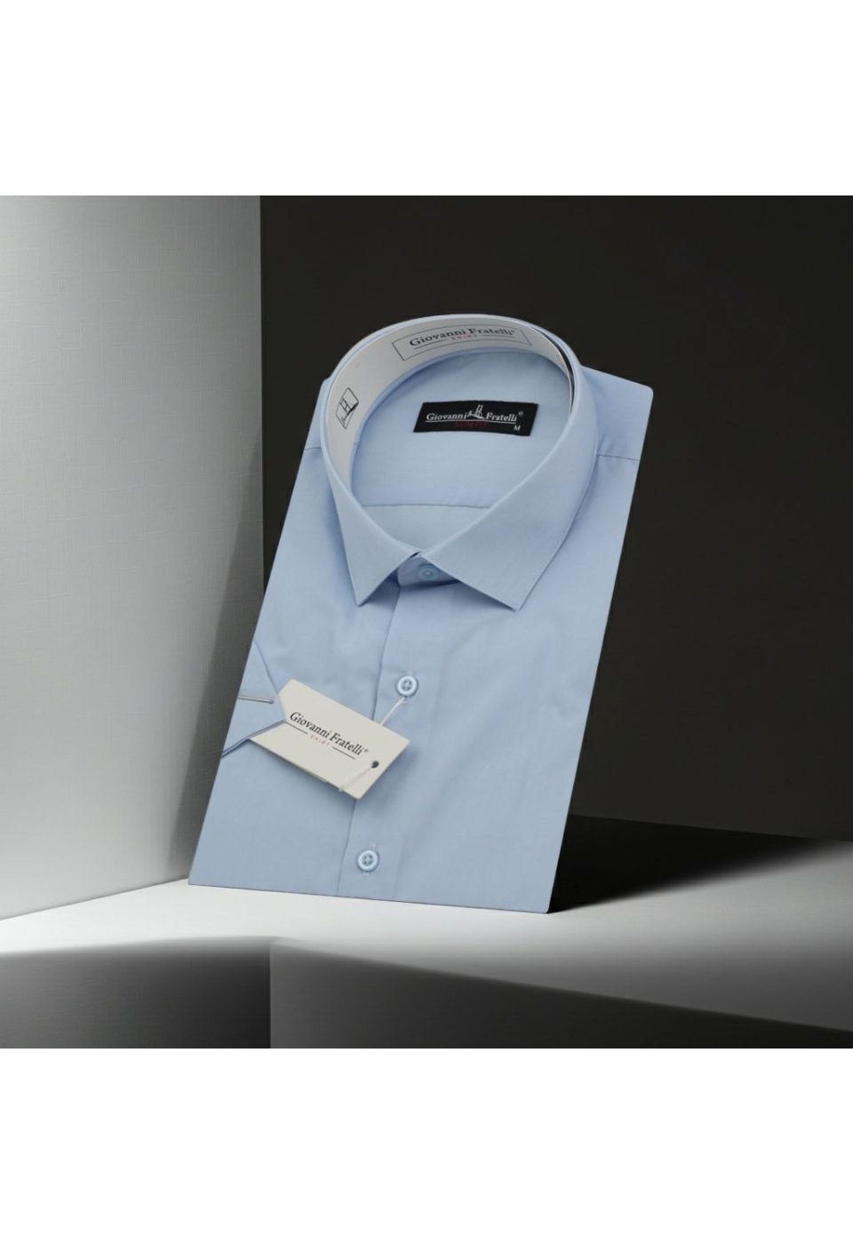 Slim Fit Kısa Kol Düz Renk Erkek Gömlek 3GMK320408005 - Giovanni Fratelli