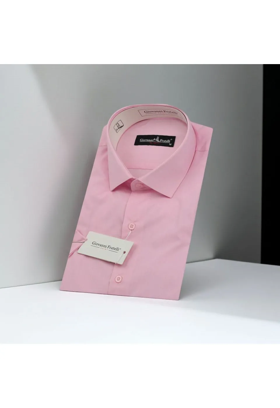Slim Fit Kısa Kol Düz Renk Erkek Gömlek 3GMK320408006 - Giovanni Fratelli