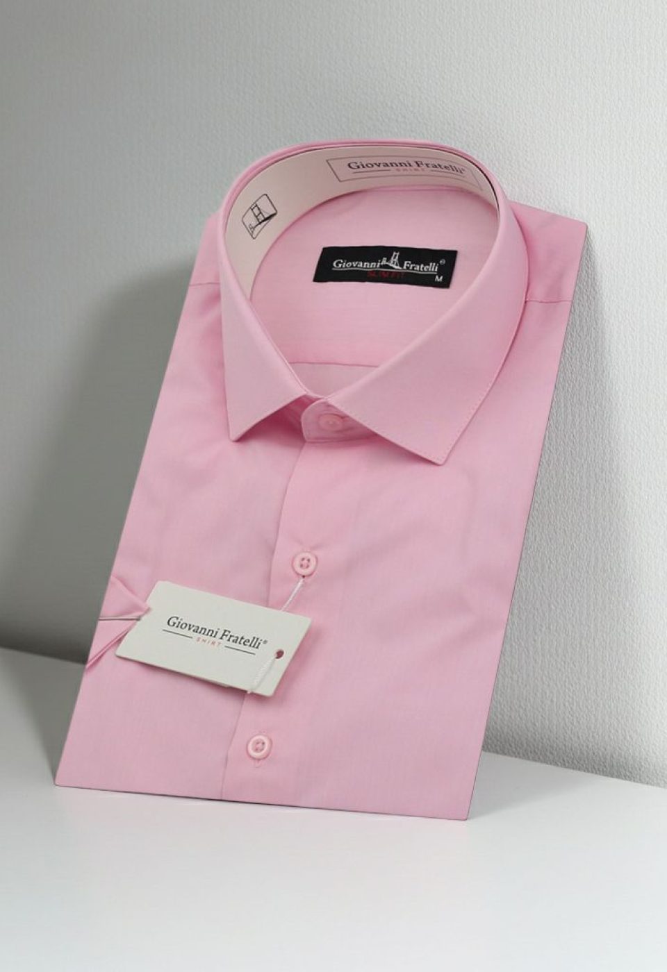 Slim Fit Kısa Kol Düz Renk Erkek Gömlek 3GMK320408006 - Giovanni Fratelli