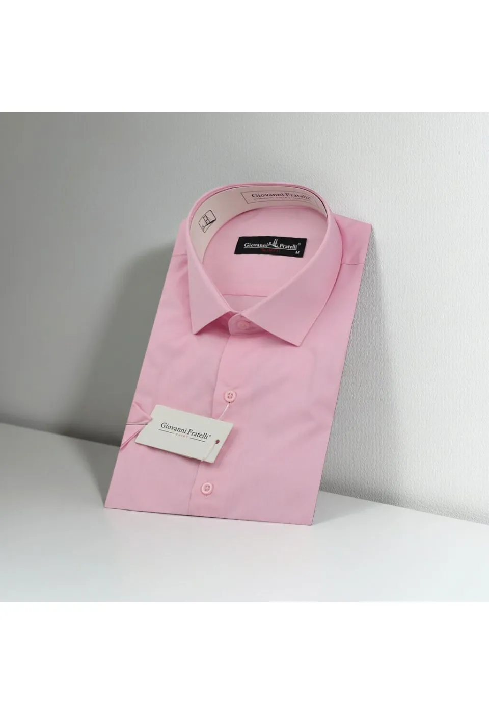 Slim Fit Kısa Kol Düz Renk Erkek Gömlek 3GMK320408006 - Giovanni Fratelli