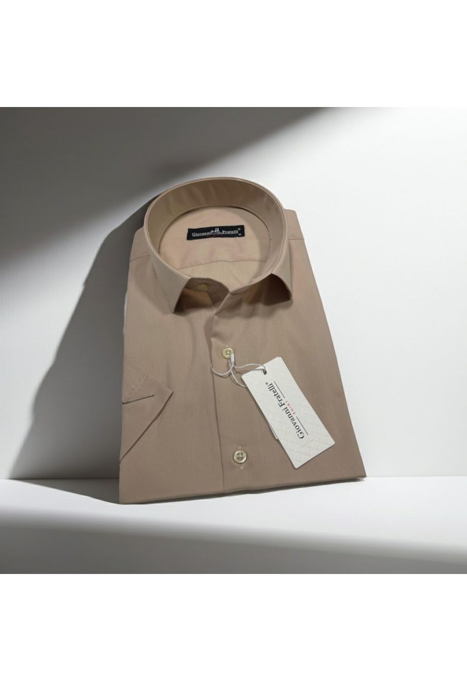 Slim Fit Kısa Kol Düz Renk Erkek Gömlek 3GMK320408007 - Giovanni Fratelli