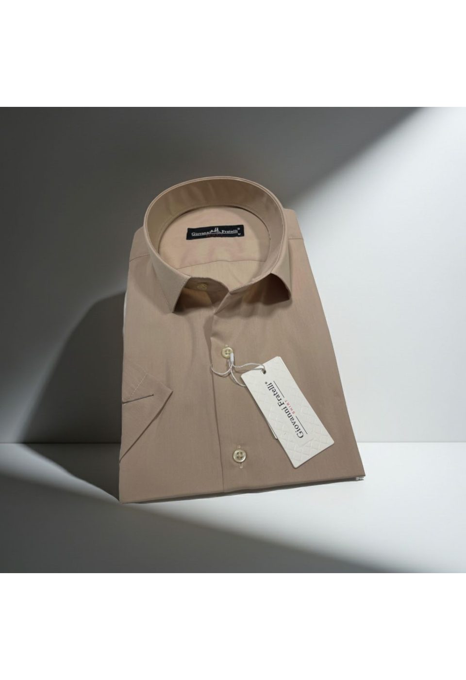 Slim Fit Kısa Kol Düz Renk Erkek Gömlek 3GMK320408007 - Giovanni Fratelli