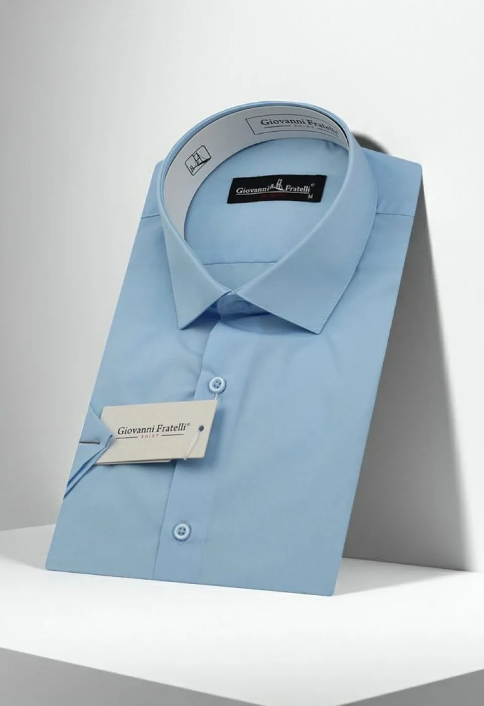 Slim Fit Kısa Kol Düz Renk Erkek Gömlek 3GMK320408008 - Giovanni Fratelli