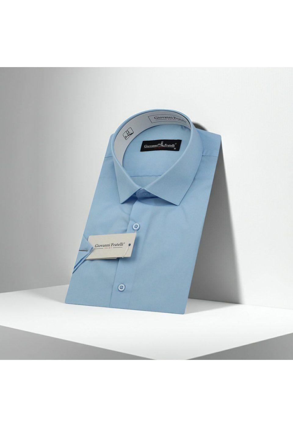 Slim Fit Kısa Kol Düz Renk Erkek Gömlek 3GMK320408008 - Giovanni Fratelli