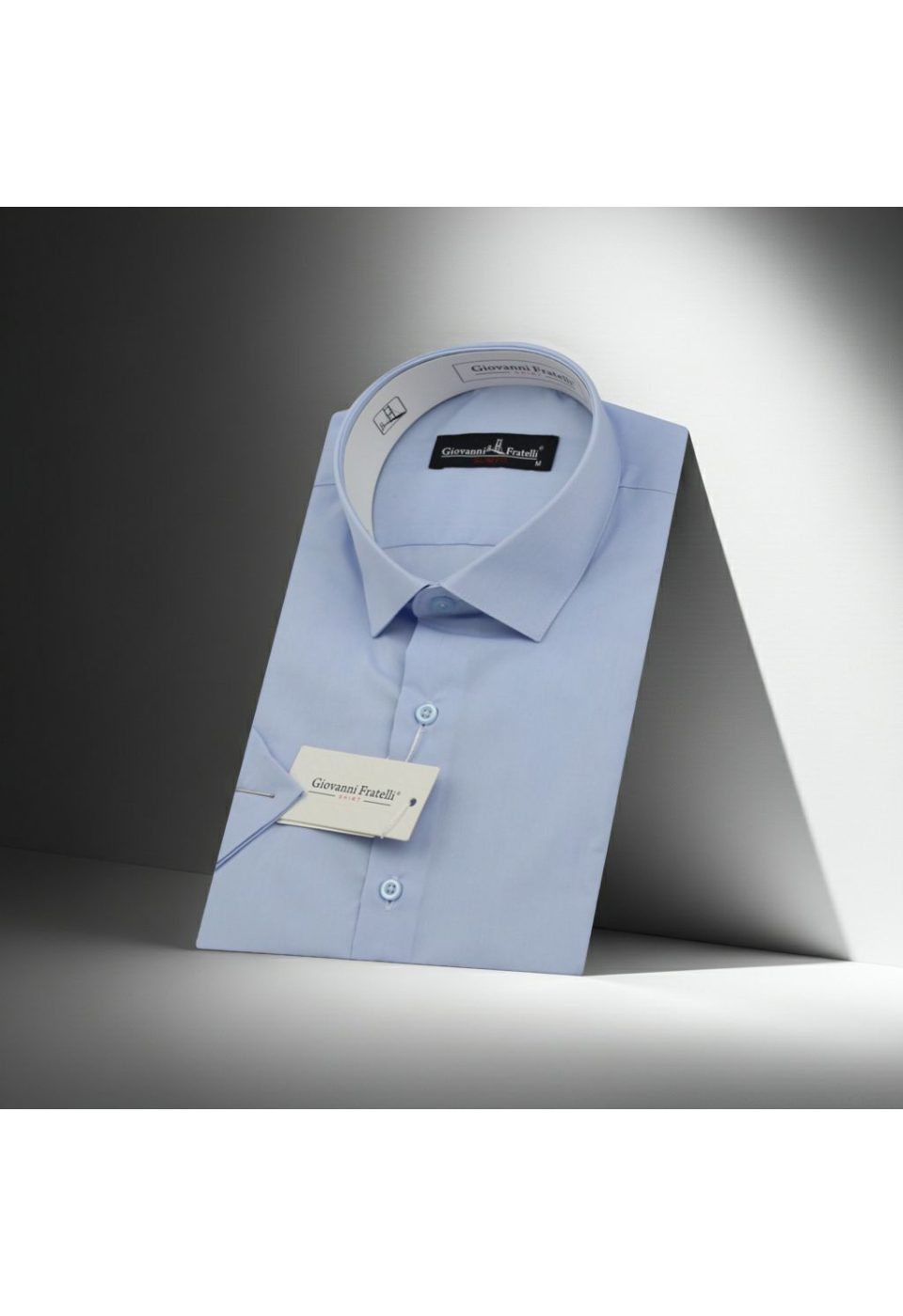 Slim Fit Kısa Kol Düz Renk Erkek Gömlek 3GMK320408009 - Giovanni Fratelli