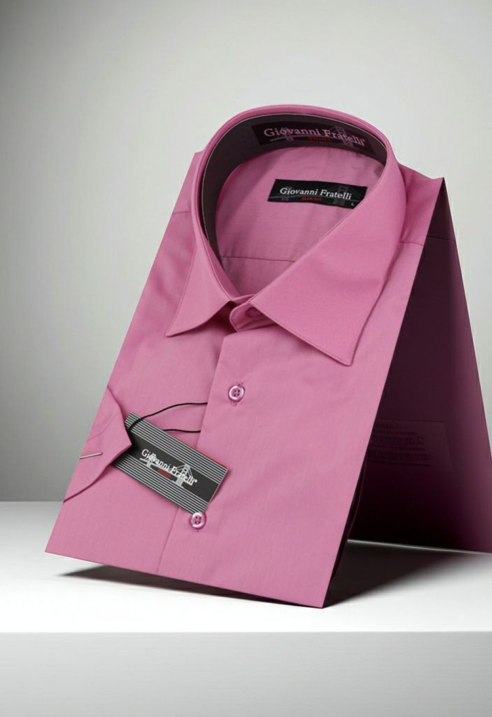 Slim Fit Kısa Kol Düz Renk Erkek Gömlek 3GMK320408012 - Giovanni Fratelli