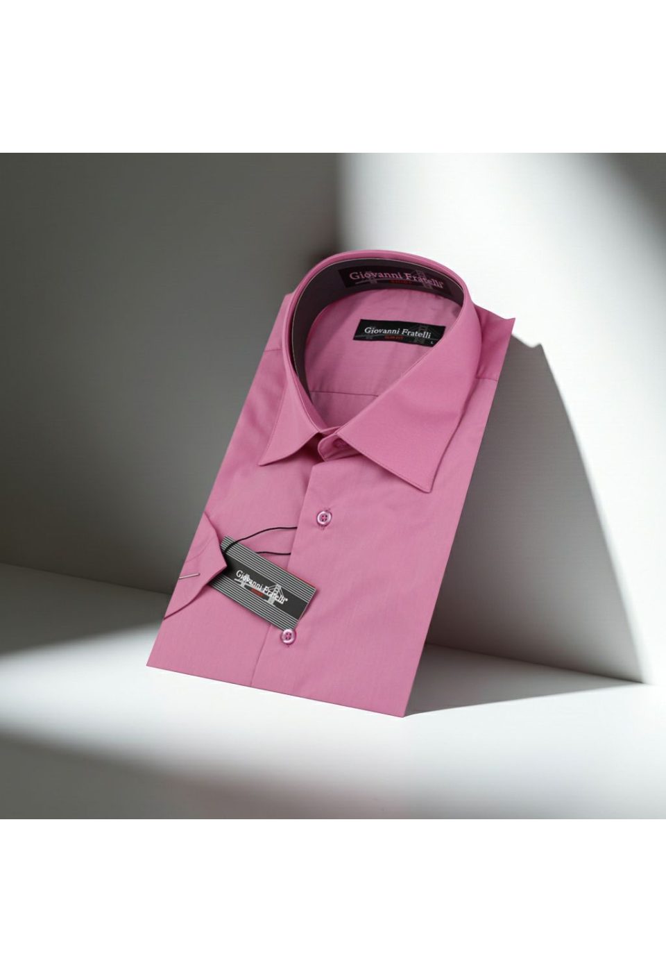 Slim Fit Kısa Kol Düz Renk Erkek Gömlek 3GMK320408012 - Giovanni Fratelli