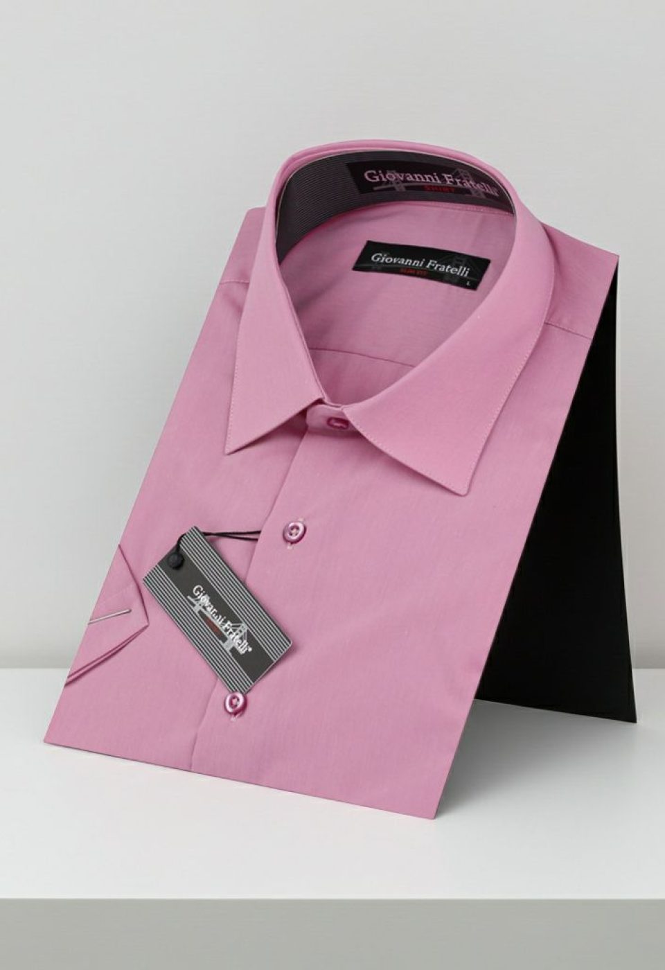 Slim Fit Kısa Kol Düz Renk Erkek Gömlek 3GMK320408013 - Giovanni Fratelli