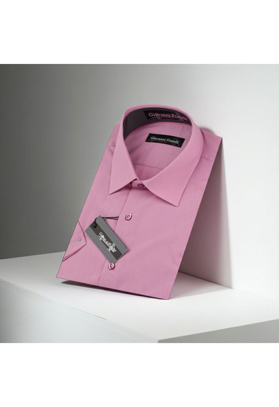 Slim Fit Kısa Kol Düz Renk Erkek Gömlek 3GMK320408013 - Giovanni Fratelli