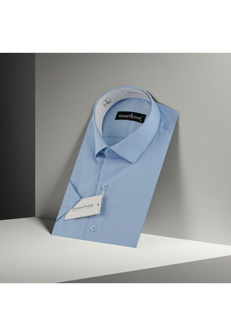 Slim Fit Kısa Kol Düz Renk Erkek Gömlek 3GMK320408015 - Giovanni Fratelli
