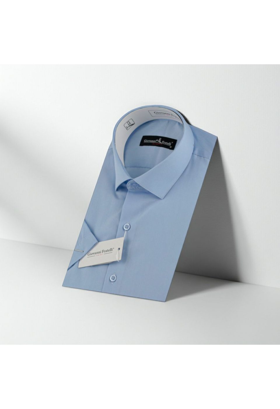 Slim Fit Kısa Kol Düz Renk Erkek Gömlek 3GMK320408015 - Giovanni Fratelli