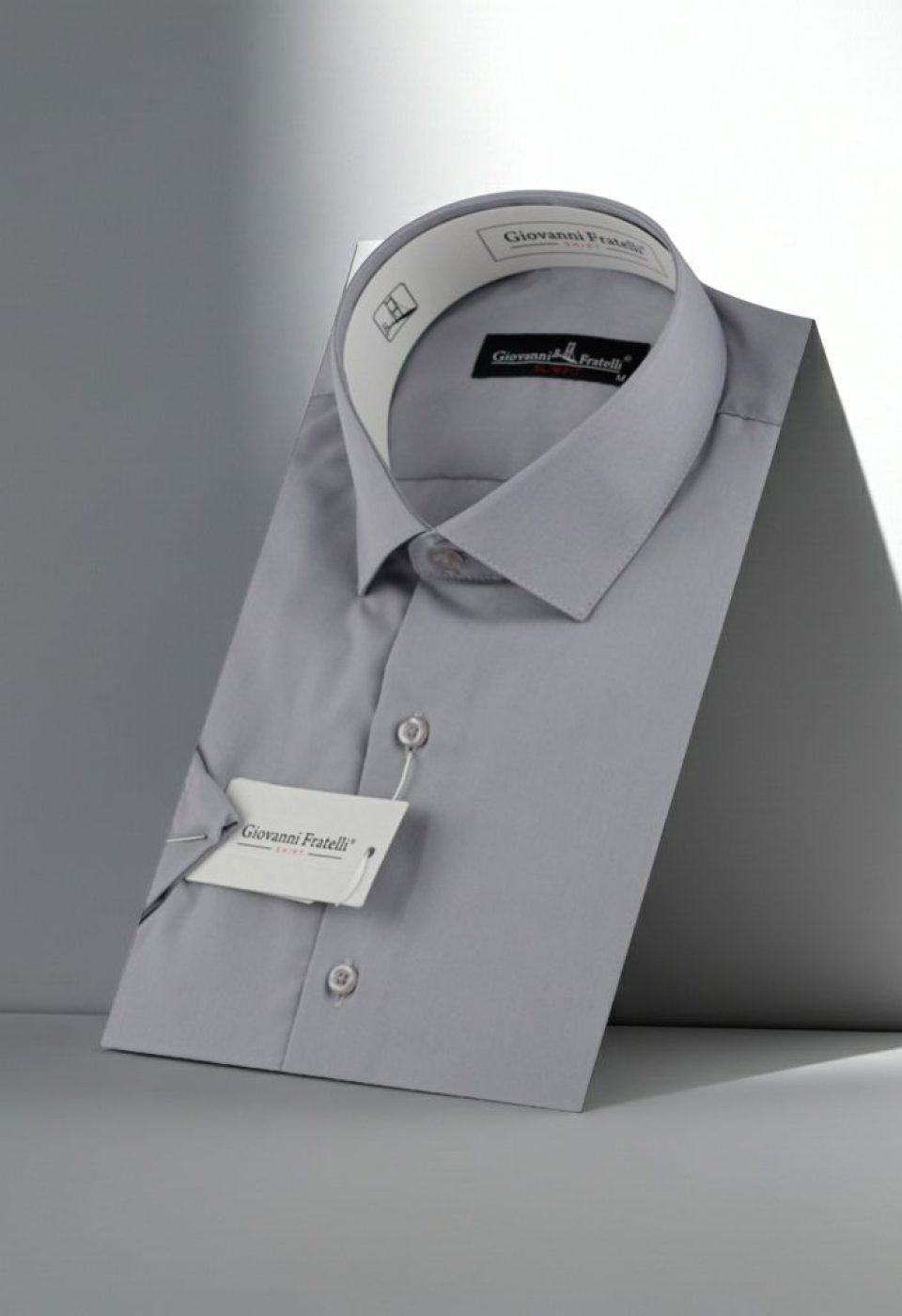Slim Fit Kısa Kol Düz Renk Erkek Gömlek 3GMK320408016 - Giovanni Fratelli