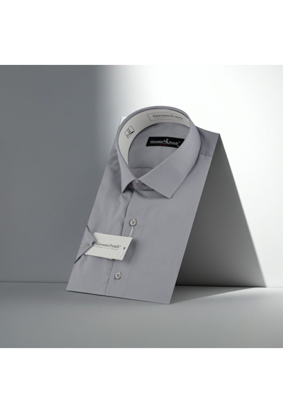 Slim Fit Kısa Kol Düz Renk Erkek Gömlek 3GMK320408016 - Giovanni Fratelli
