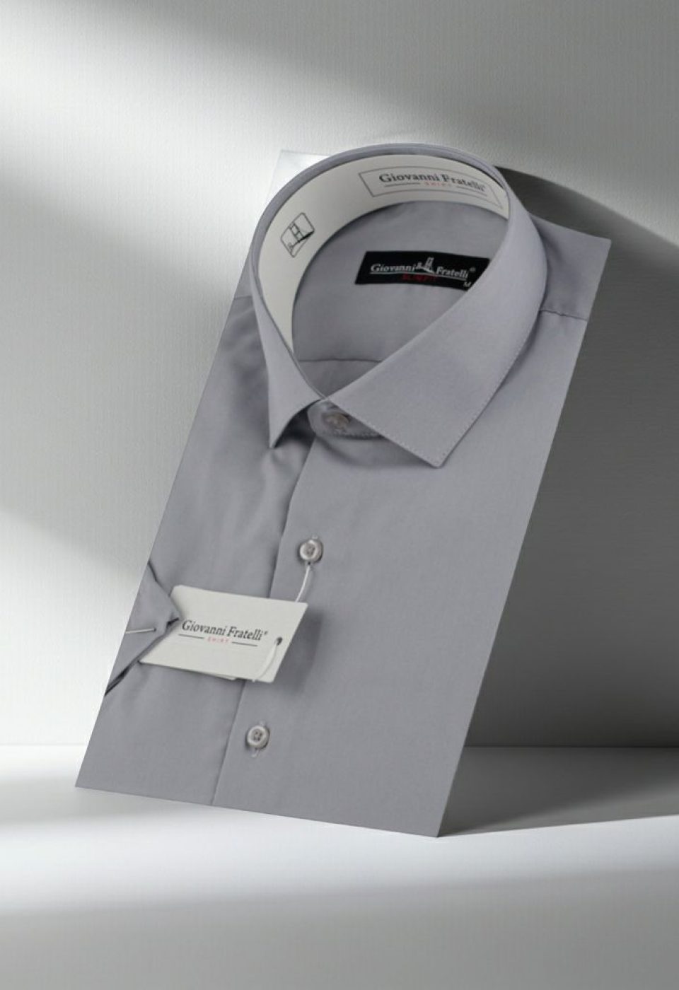 Slim Fit Kısa Kol Düz Renk Erkek Gömlek 3GMK320408016 - Giovanni Fratelli