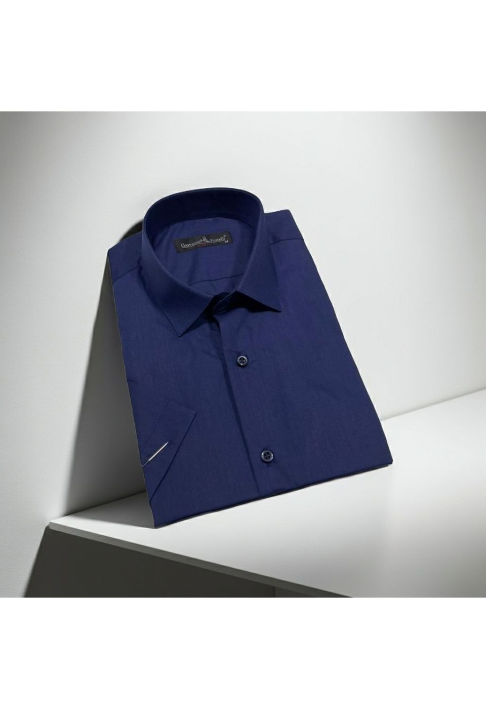 0408 CR K 017 Slim Fit Kısa Kol Düz Renk Erkek Gömlek 3GMK320408017 - Giovanni Fratelli