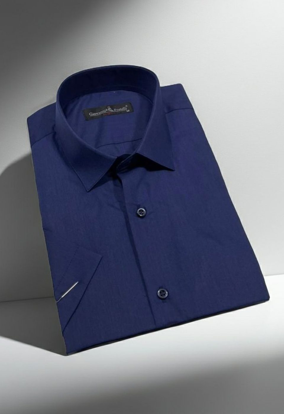 0408 CR K 017 Slim Fit Kısa Kol Düz Renk Erkek Gömlek 3GMK320408017 - Giovanni Fratelli