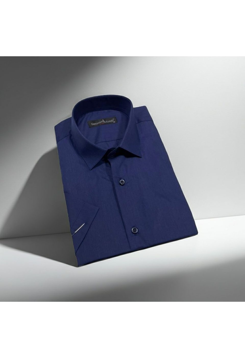 0408 CR K 017 Slim Fit Kısa Kol Düz Renk Erkek Gömlek 3GMK320408017 - Giovanni Fratelli
