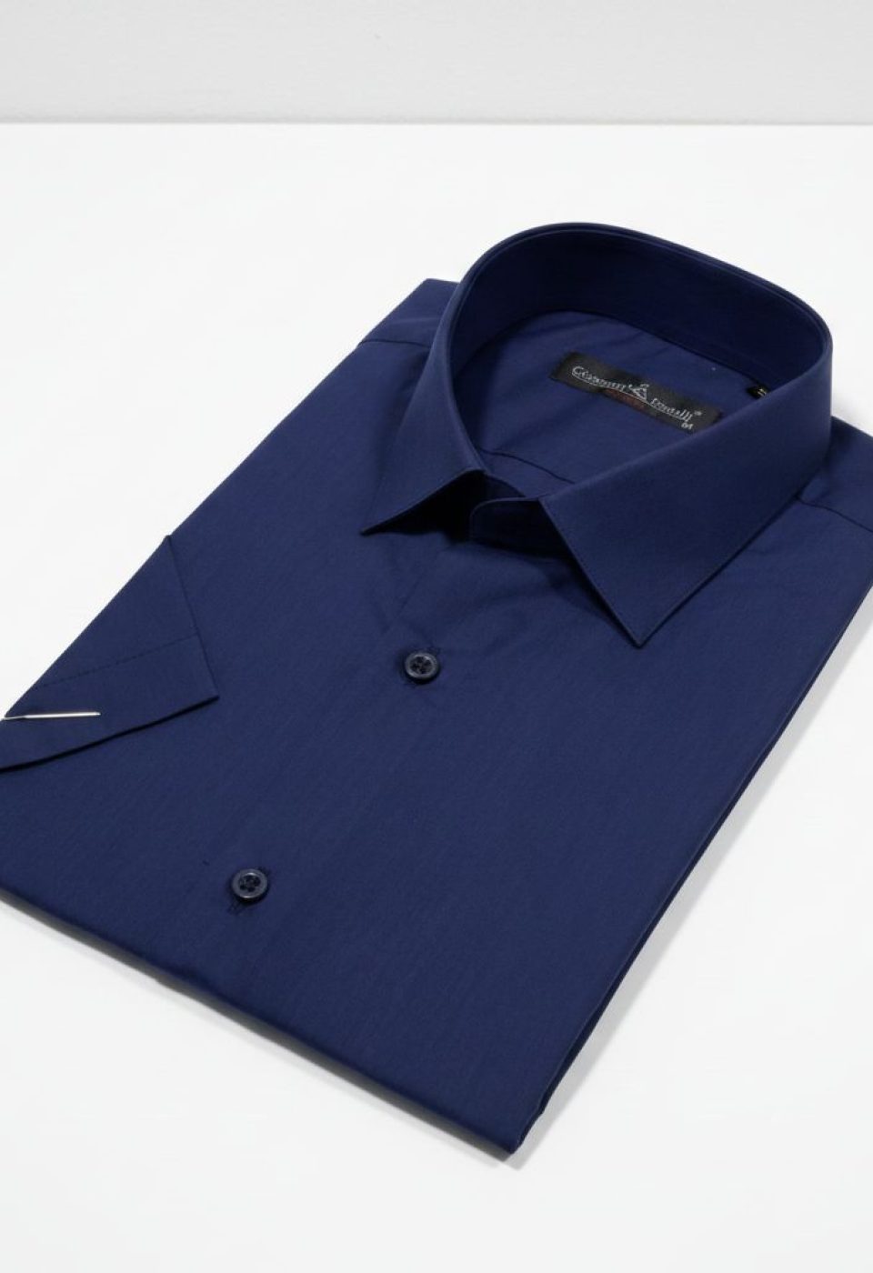 0408 CR K 017 Slim Fit Kısa Kol Düz Renk Erkek Gömlek 3GMK320408017 - Giovanni Fratelli