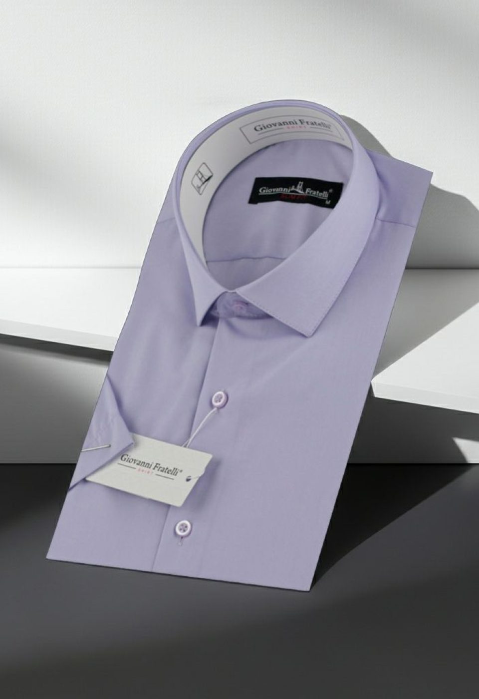 Slim Fit Kısa Kol Düz Renk Erkek Gömlek 3GMK320408018 Slim Fit Kısa Kol Düz Renk Erkek Gömlek 3GMK320408018