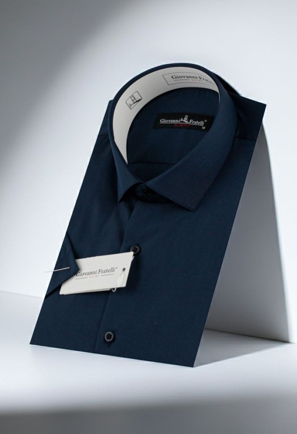 Slim Fit Kısa Kol Düz Renk Erkek Gömlek 3GMK320408019 - Giovanni Fratelli