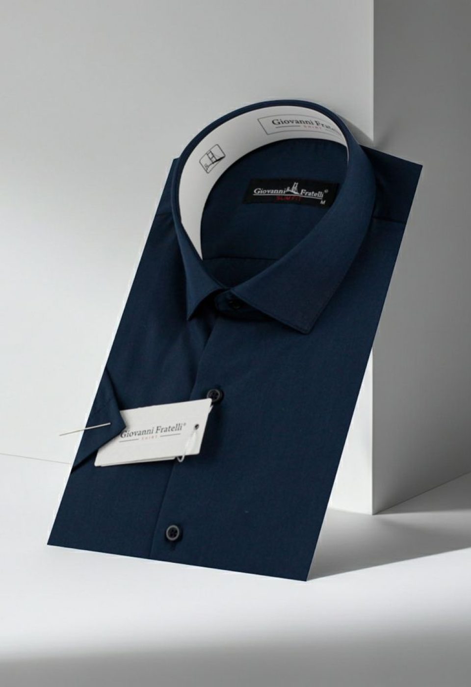 Slim Fit Kısa Kol Düz Renk Erkek Gömlek 3GMK320408019 - Giovanni Fratelli