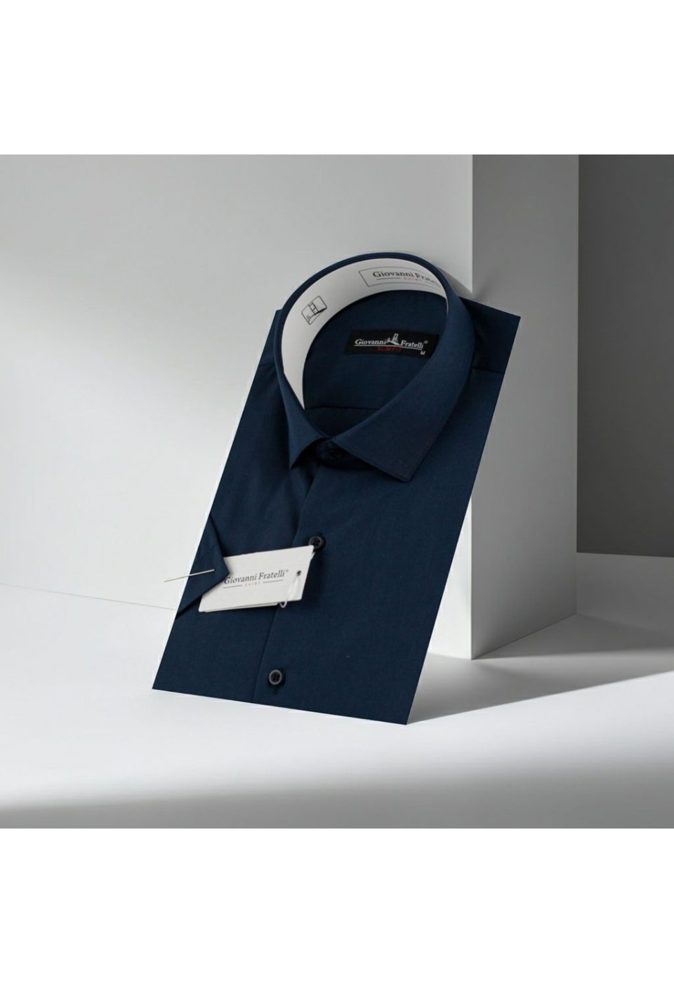 Slim Fit Kısa Kol Düz Renk Erkek Gömlek 3GMK320408019 - Giovanni Fratelli