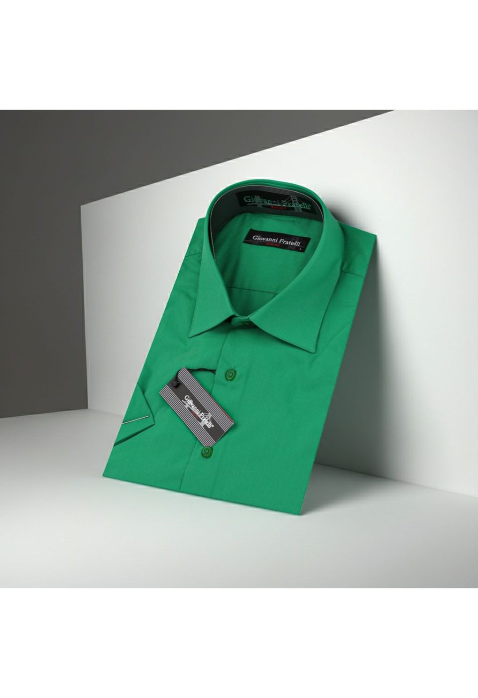 Slim Fit Kısa Kol Düz Renk Erkek Gömlek 3GMK320408020 - Giovanni Fratelli