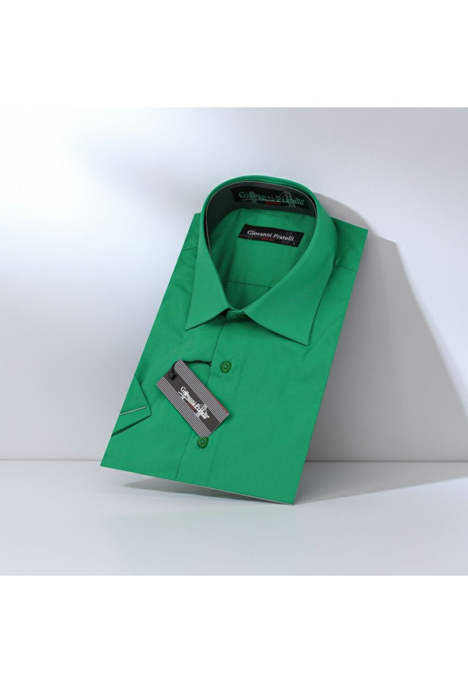 Slim Fit Kısa Kol Düz Renk Erkek Gömlek 3GMK320408020 - Giovanni Fratelli