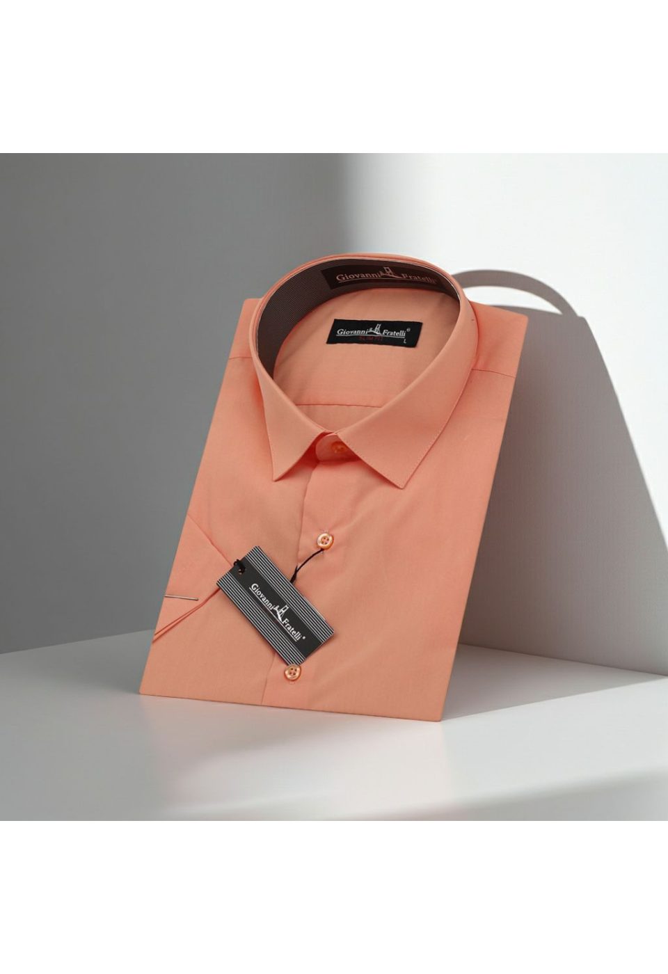 Slim Fit Kısa Kol Düz Renk Erkek Gömlek 3GMK320408022 - Giovanni Fratelli