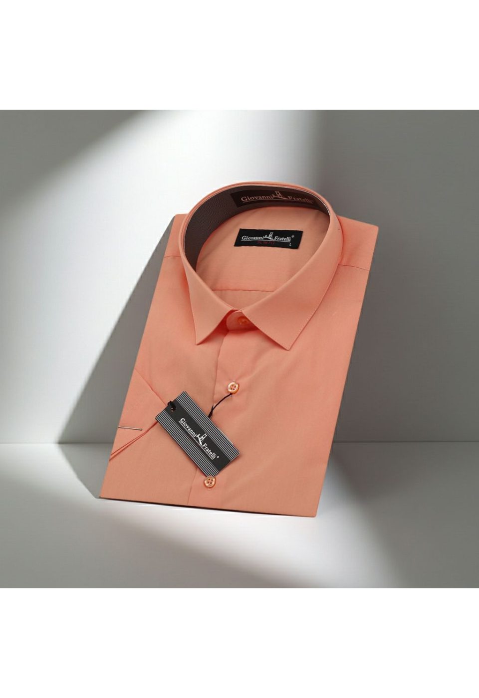 Slim Fit Kısa Kol Düz Renk Erkek Gömlek 3GMK320408022 - Giovanni Fratelli