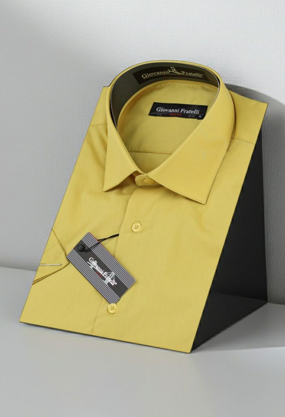 Slim Fit Kısa Kol Düz Renk Erkek Gömlek 3GMK320408023 - Giovanni Fratelli