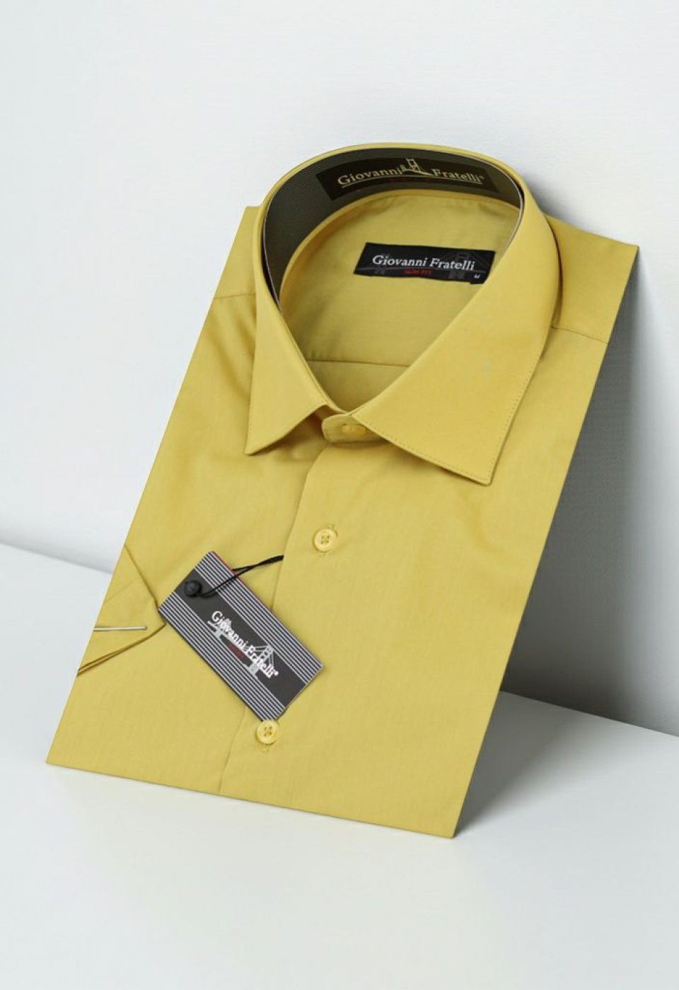 Slim Fit Kısa Kol Düz Renk Erkek Gömlek 3GMK320408023 - Giovanni Fratelli