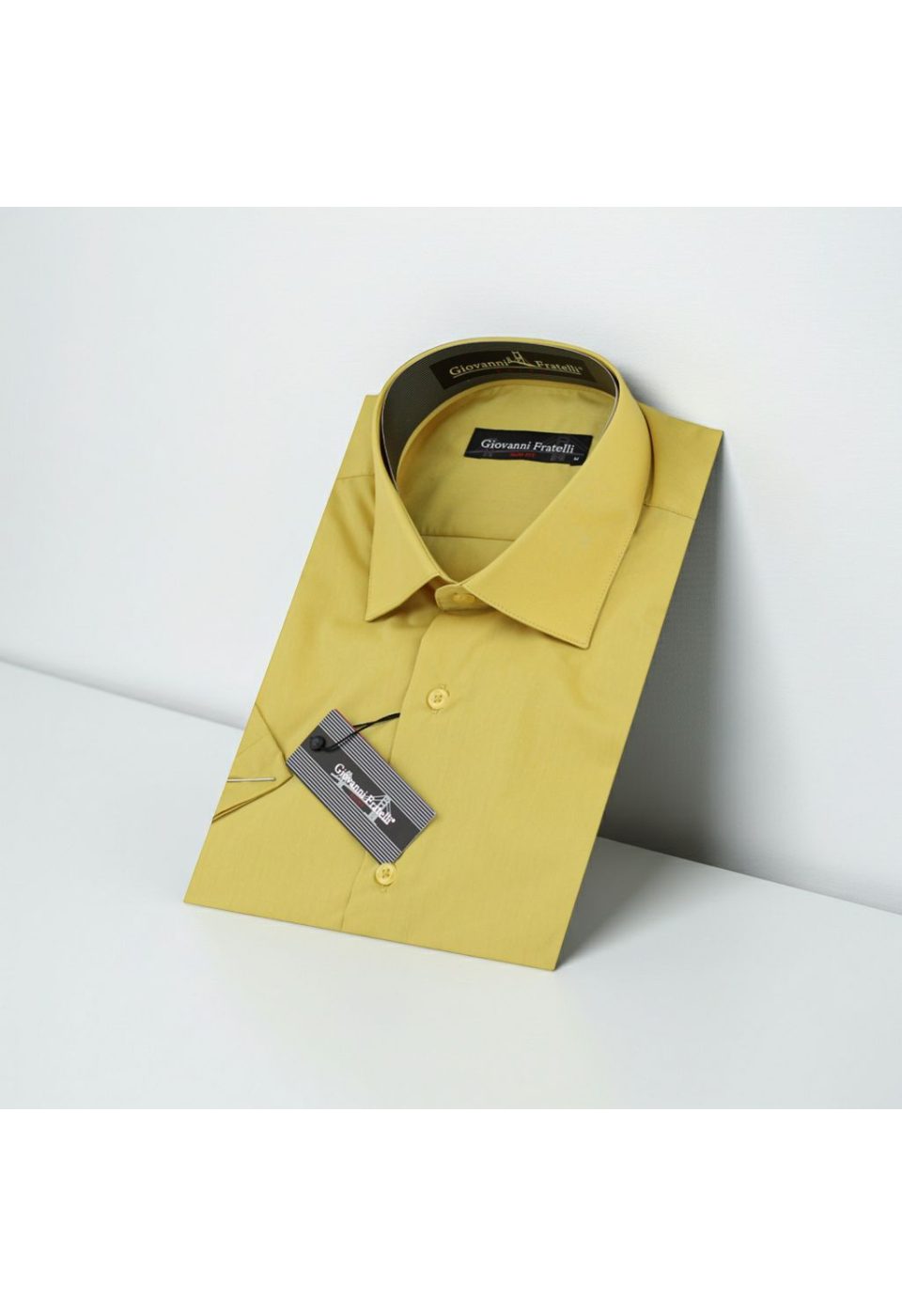 Slim Fit Kısa Kol Düz Renk Erkek Gömlek 3GMK320408023 - Giovanni Fratelli