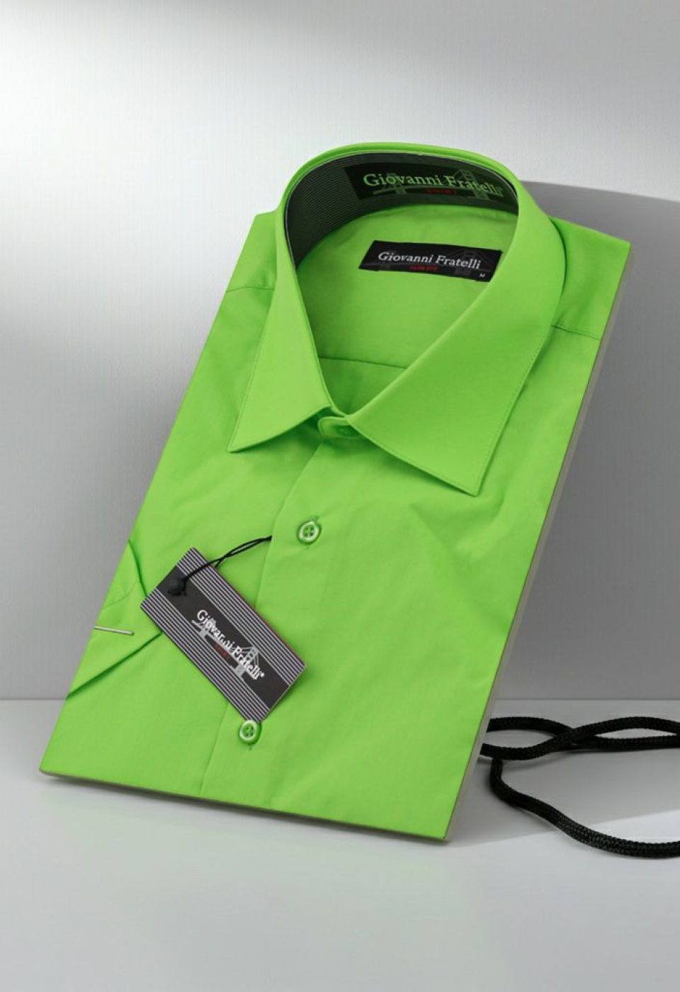 Slim Fit Kısa Kol Düz Renk Erkek Gömlek 3GMK320408031 - Giovanni Fratelli