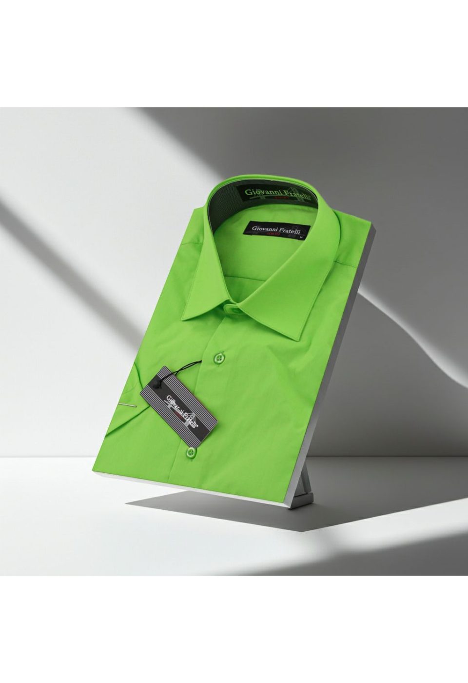 Slim Fit Kısa Kol Düz Renk Erkek Gömlek 3GMK320408031 - Giovanni Fratelli