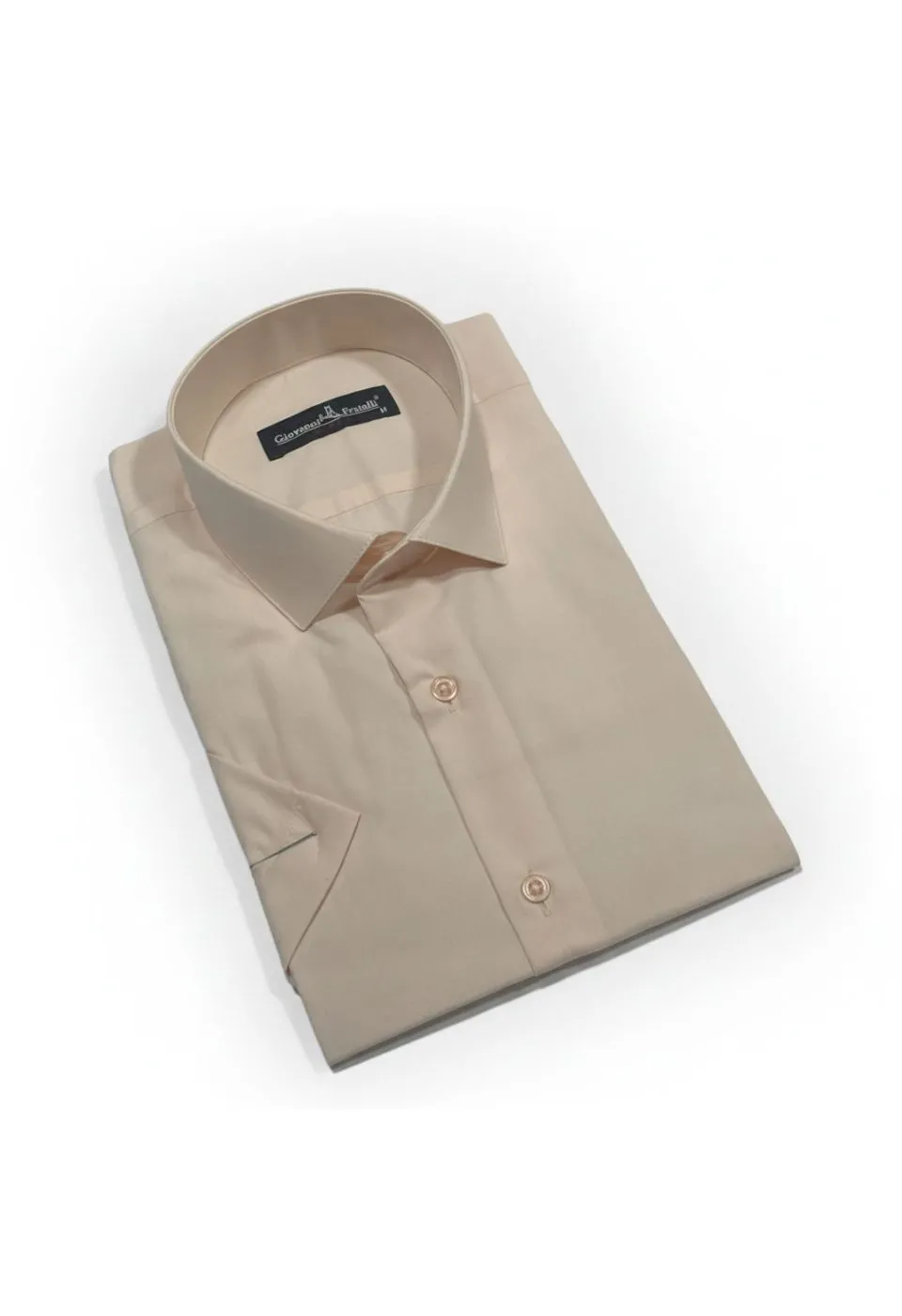 Slim Fit Kısa Kol Düz Renk Erkek Gömlek 3GMK320408036 - Giovanni Fratelli