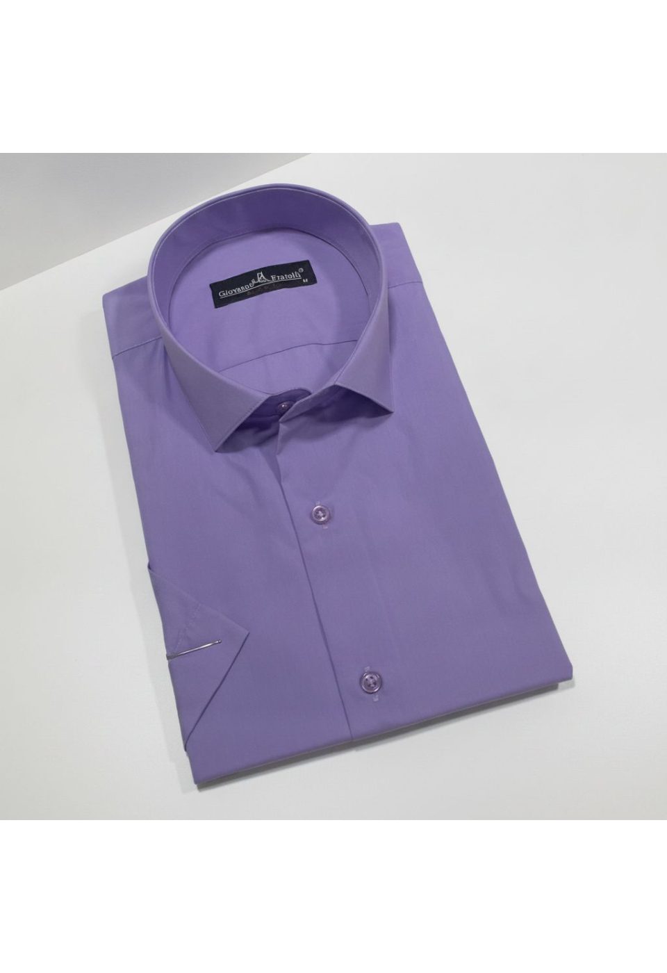 Slim Fit Kısa Kol Düz Renk Erkek Gömlek 3GMK320408037 - Giovanni Fratelli