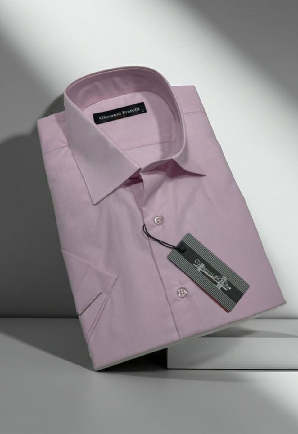 Slim Fit Kısa Kol Düz Renk Erkek Gömlek 3GMK320408040 - Giovanni Fratelli