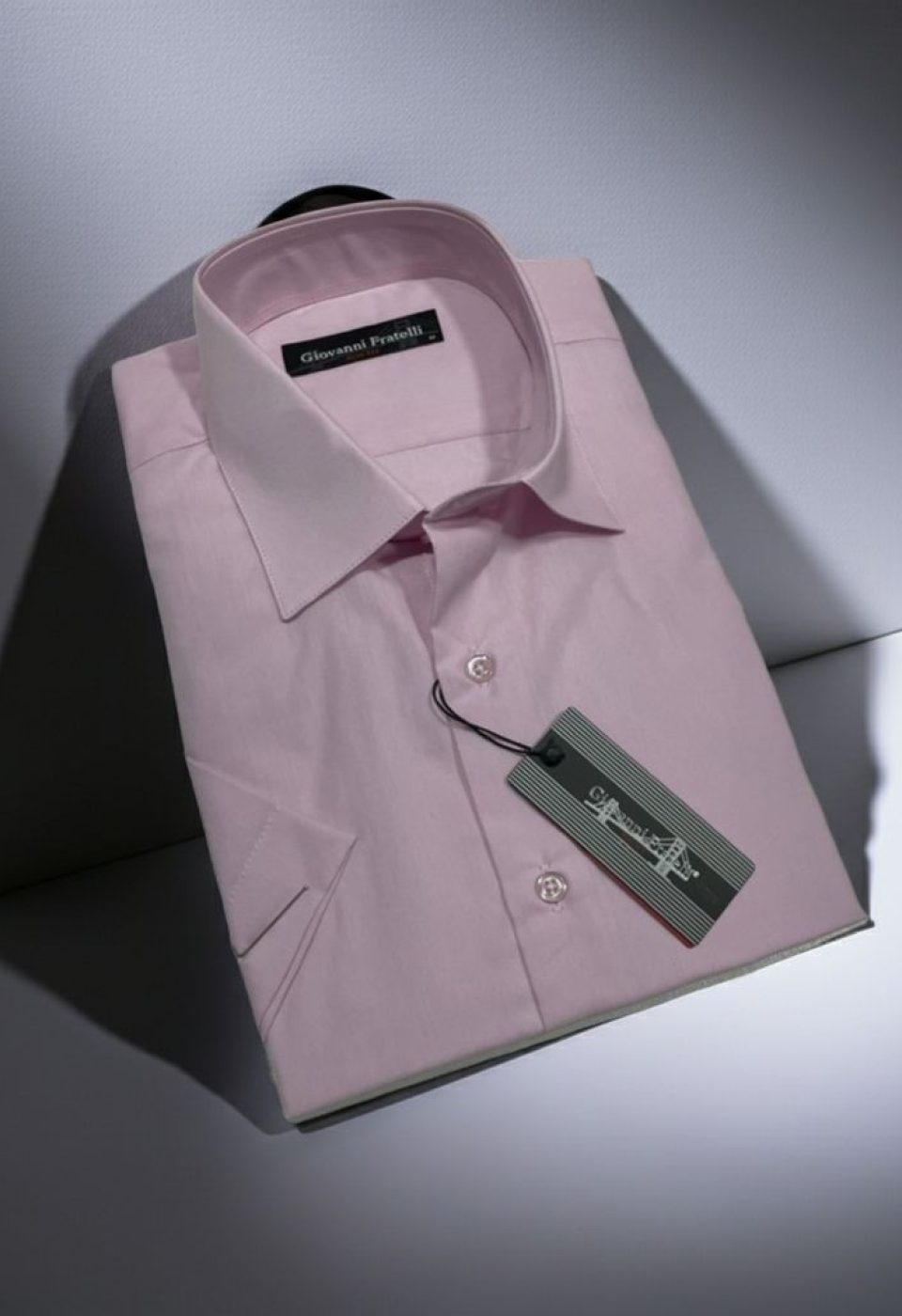 Slim Fit Kısa Kol Düz Renk Erkek Gömlek 3GMK320408040 - Giovanni Fratelli