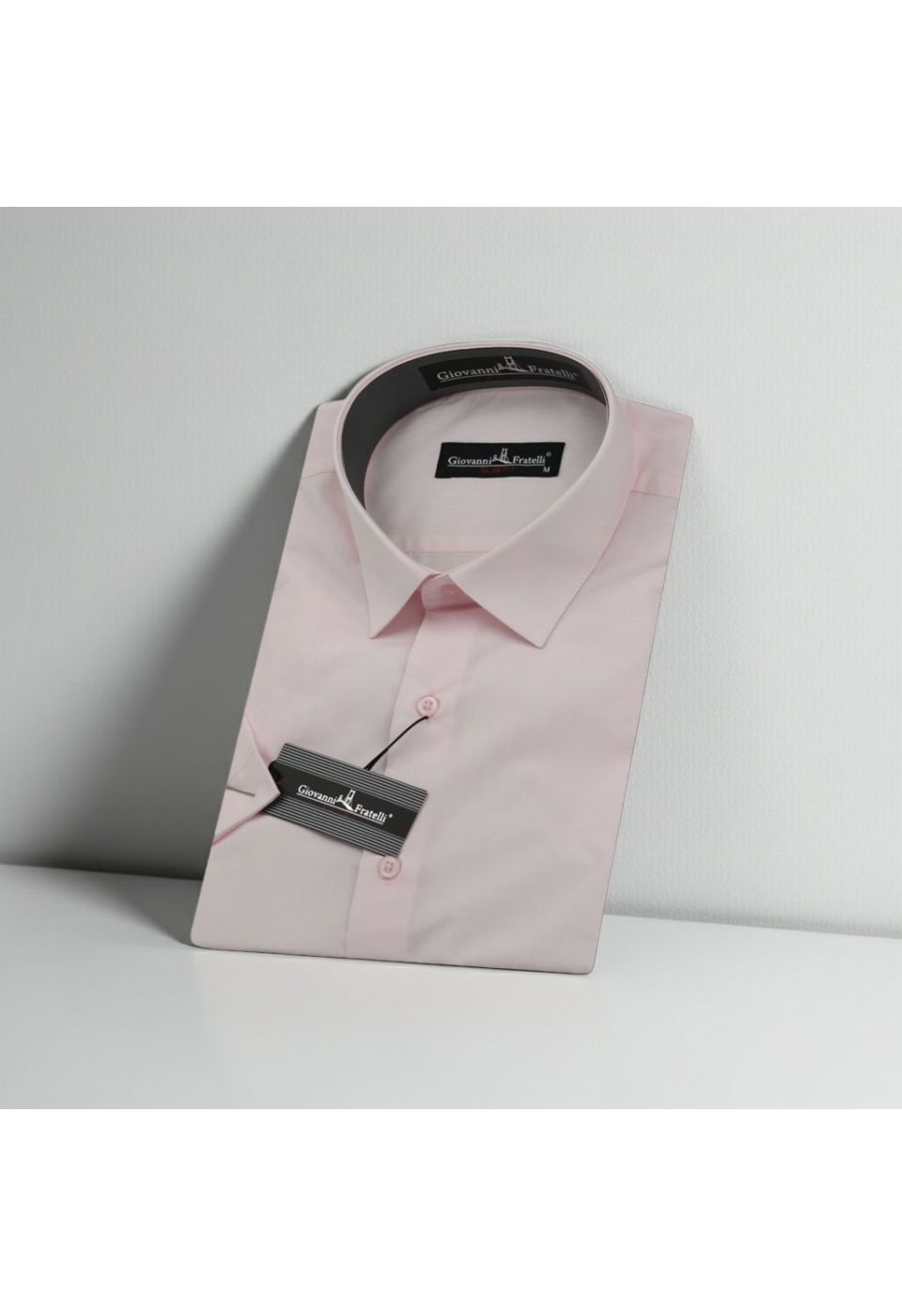 0408 CR K 051 Slim Fit Kısa Kol Düz Renk Erkek Gömlek 3GMK320408051 - Giovanni Fratelli