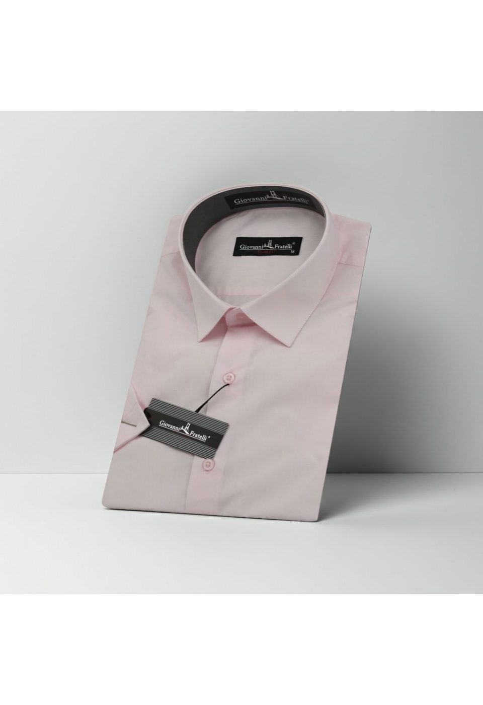 0408 CR K 051 Slim Fit Kısa Kol Düz Renk Erkek Gömlek 3GMK320408051 - Giovanni Fratelli