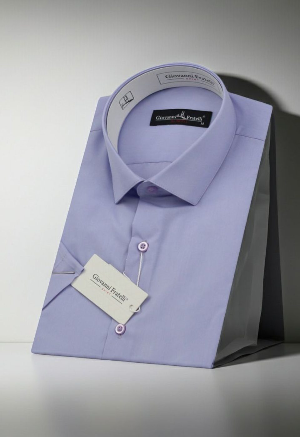 Slim Fit Kısa Kol Düz Renk Erkek Gömlek 3GMK320408053 - Giovanni Fratelli