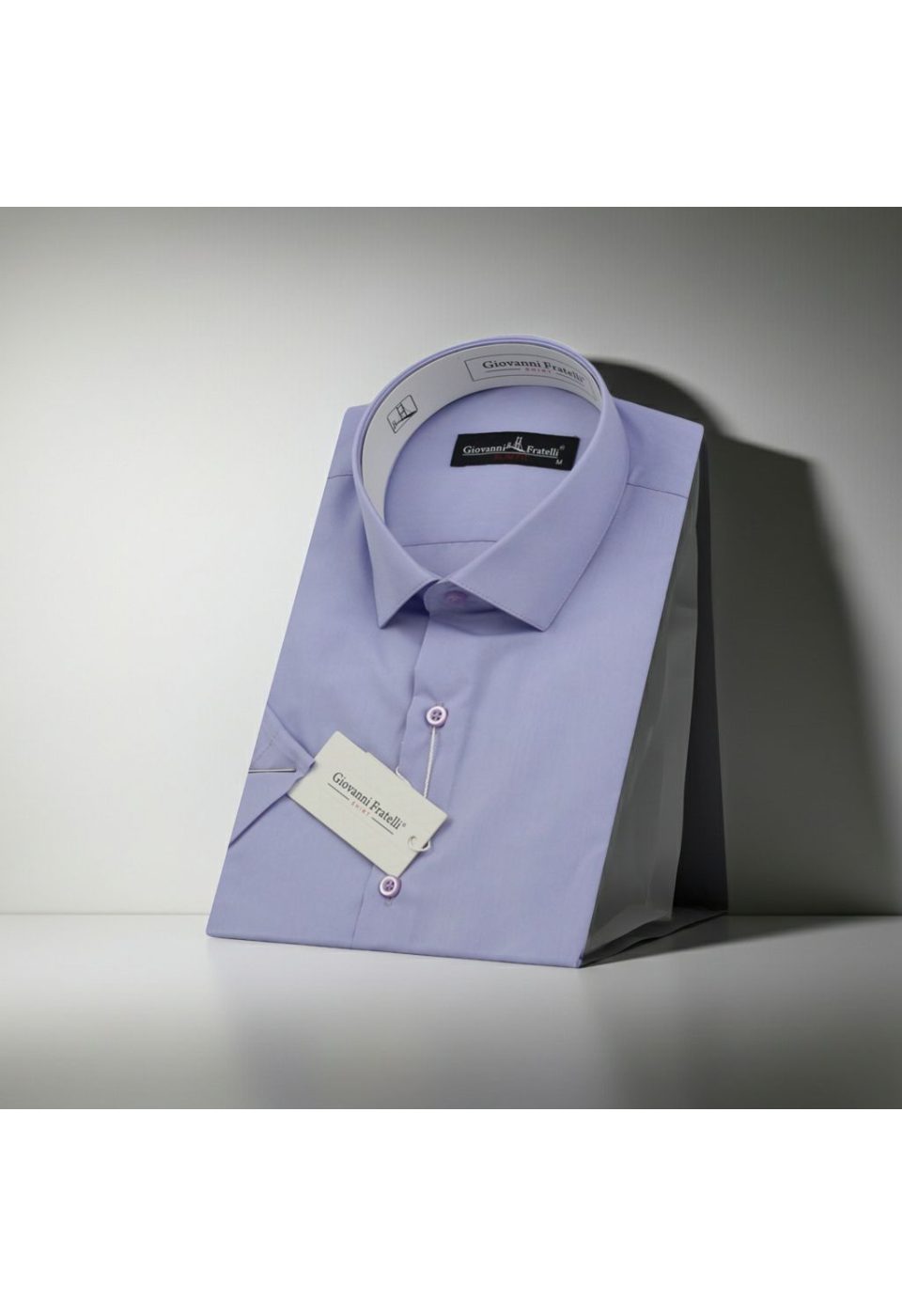 Slim Fit Kısa Kol Düz Renk Erkek Gömlek 3GMK320408053 - Giovanni Fratelli