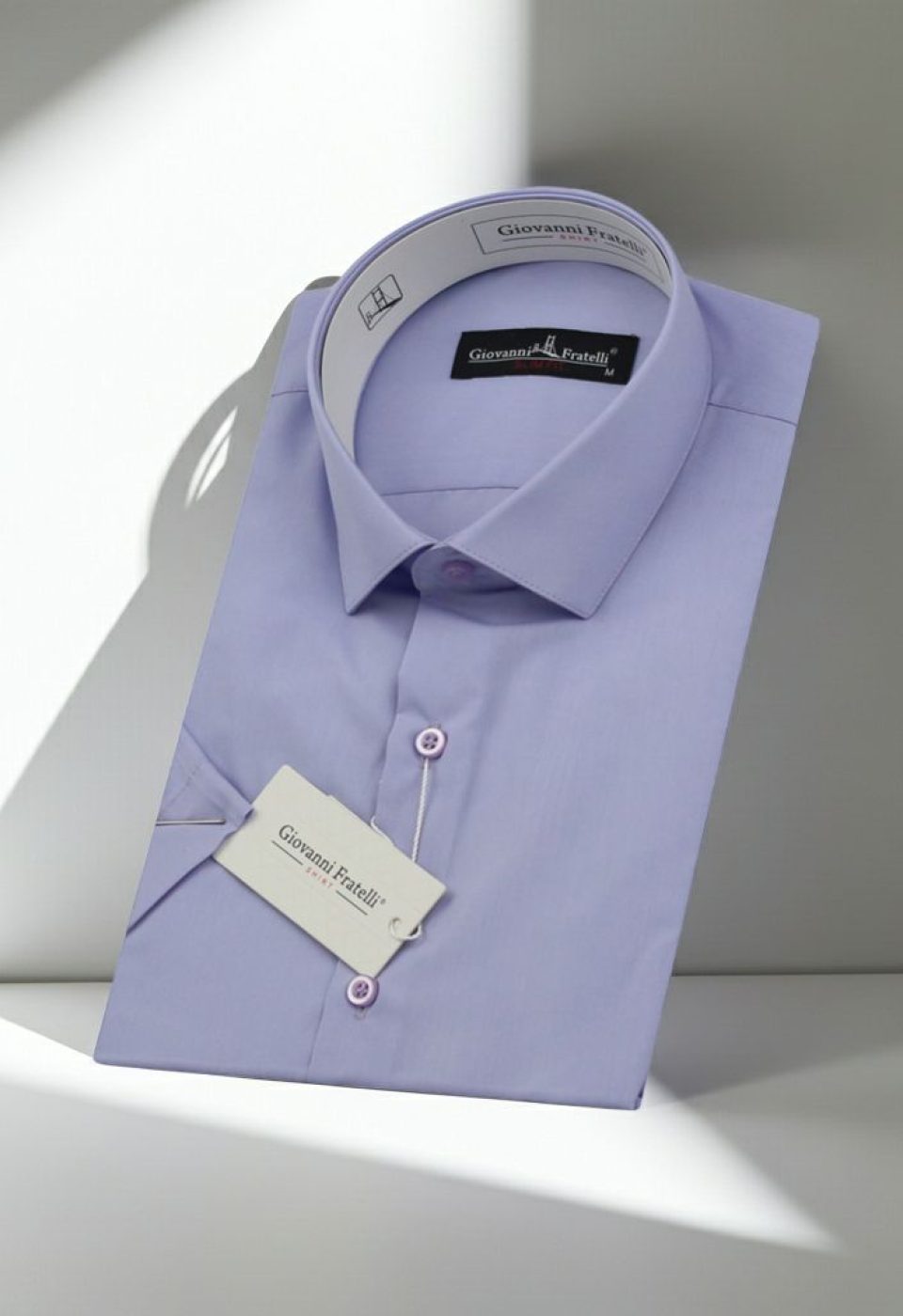 Slim Fit Kısa Kol Düz Renk Erkek Gömlek 3GMK320408053 - Giovanni Fratelli