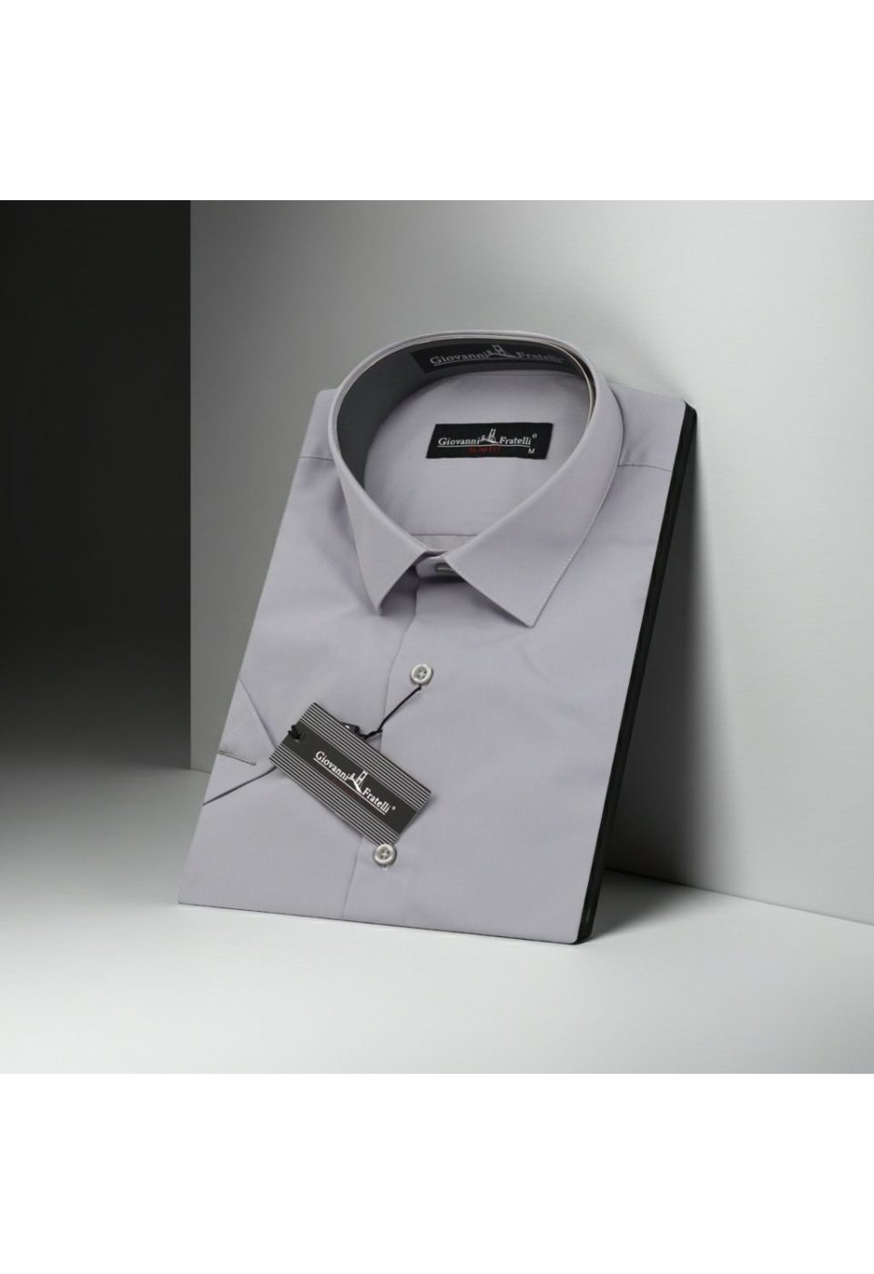 Slim Fit Kısa Kol Düz Renk Erkek Gömlek 3GMK320408055 - Giovanni Fratelli