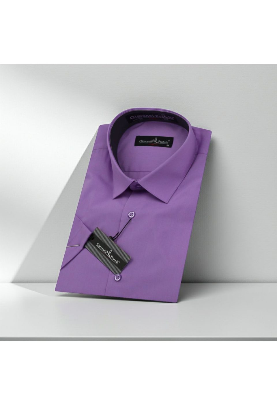 Slim Fit Kısa Kol Düz Renk Erkek Gömlek 3GMK320408059 - Giovanni Fratelli