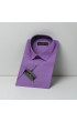 Slim Fit Kısa Kol Düz Renk Erkek Gömlek 3GMK320408059