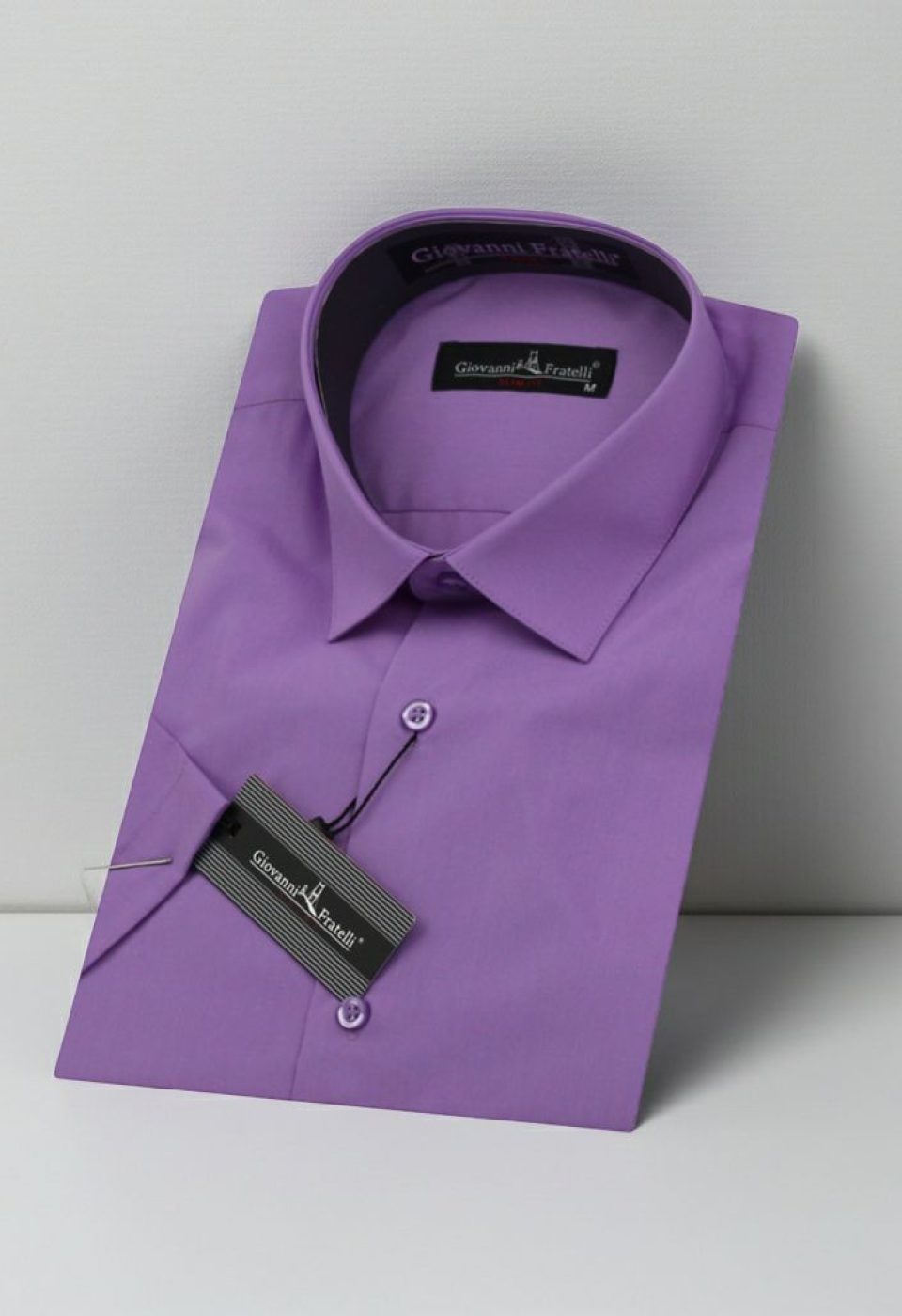 Slim Fit Kısa Kol Düz Renk Erkek Gömlek 3GMK320408059 - Giovanni Fratelli