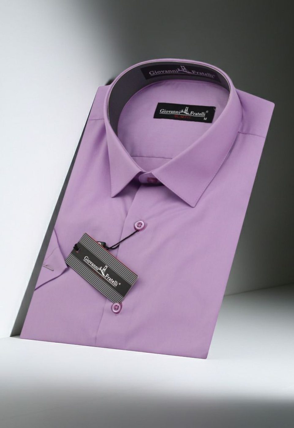 Slim Fit Kısa Kol Düz Renk Erkek Gömlek 3GMK320408061 - Giovanni Fratelli
