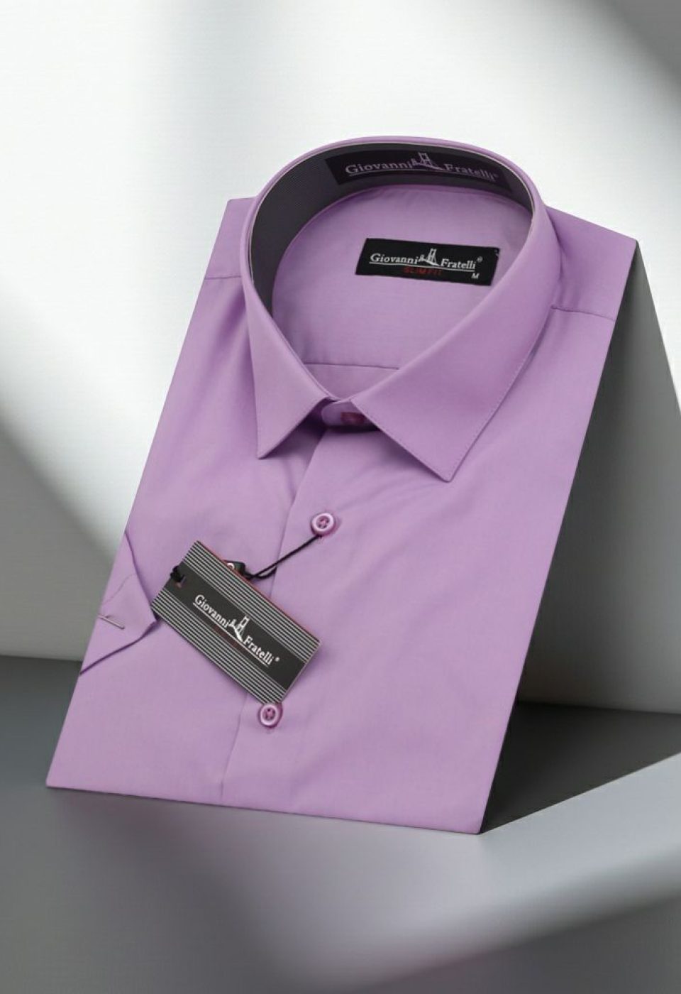 Slim Fit Kısa Kol Düz Renk Erkek Gömlek 3GMK320408061 - Giovanni Fratelli